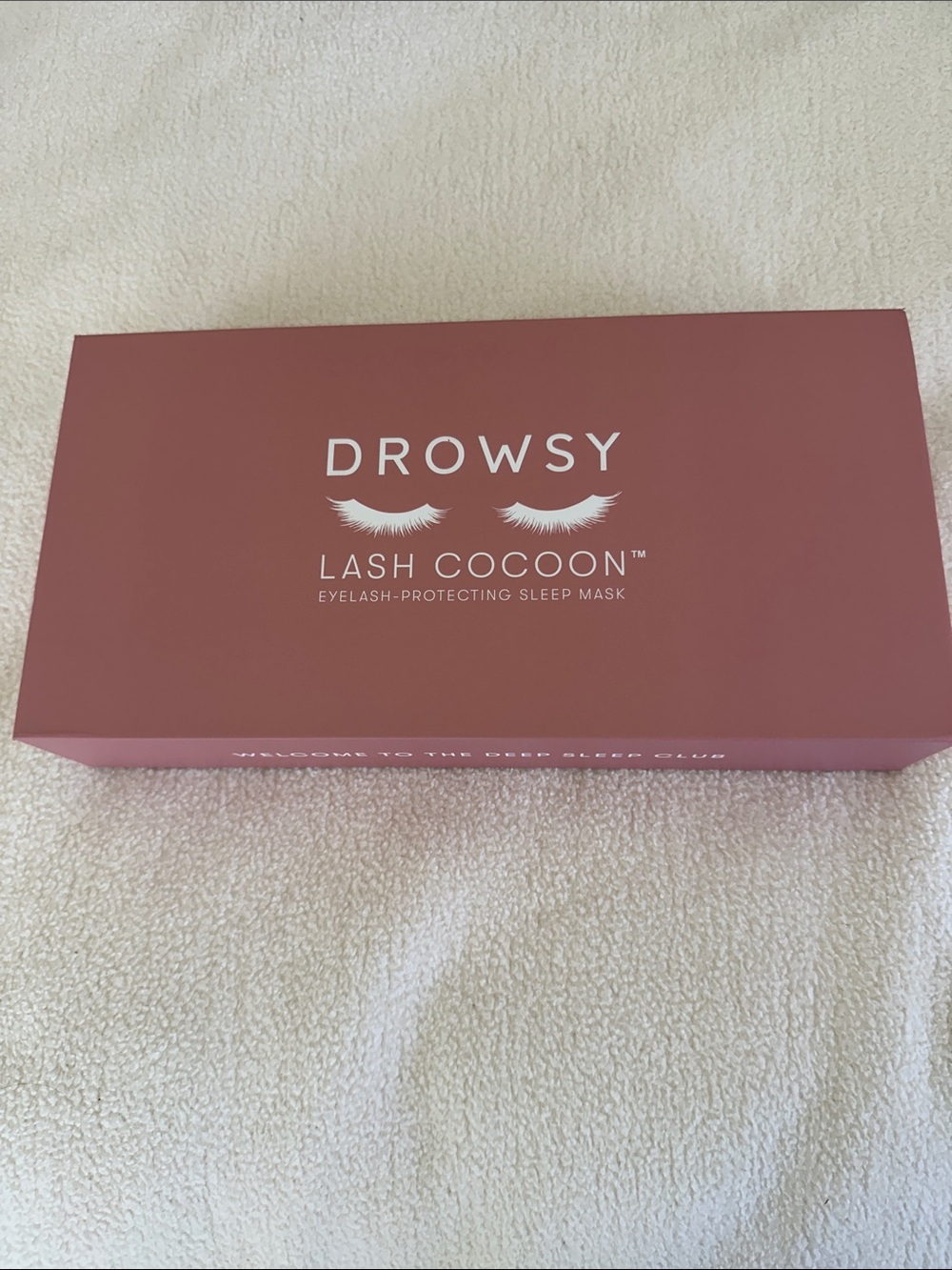 Drowsy Lash Cocoon Eyelash-Protecting Sleep Mask - Dusty Rose